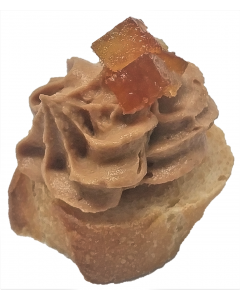 Baguetine with Parfait de Canard and Confit d’Orange