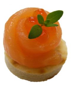 Classic smoked salmon with Cream Cheese & Keta on Potato Cake