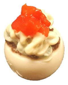 Quail Egg Niçoise with Olive Tapenade and Anchovy