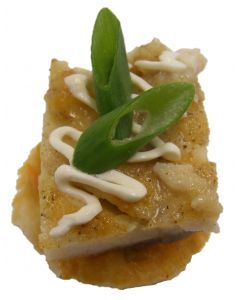 Seared Sea Bass with Thai Vegetables on Focaccia