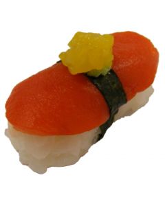 Red Pepper Sushi Nigiri with Wasabi & Soy Dip
