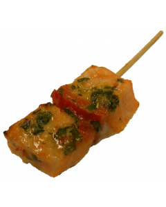 Salmon and Sweet Peppers - Lime, Fresh Herbs