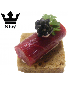 Beetroot Smoked Salmon Roll