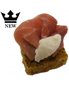 Polenta Cured Ham Fan