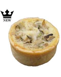 White Mushroom Quiche