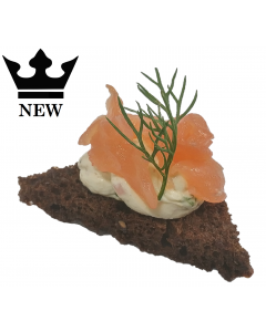 Smoked Duck with Duck Mousse & Blackberry on Ficelle