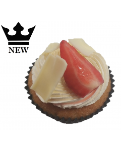 Mango & Cardamom Cupcake with Sugar Flower