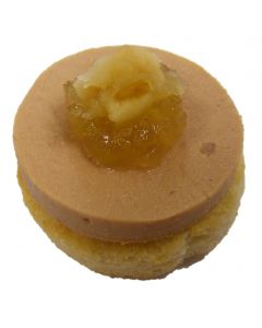 (M) Duck Parfait with Rhubarb Jam on Brioche