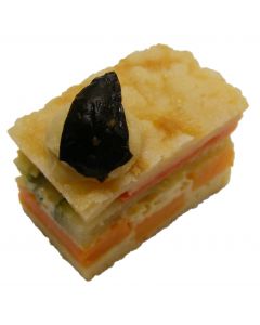 (V) Vegetable Frittata with Hummus & Black Olives