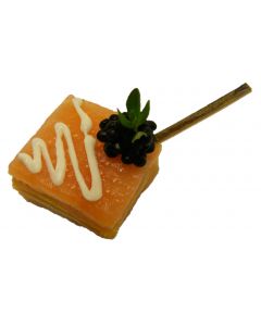 (F) Mille Feuille de Poisson with Avruga Caviar