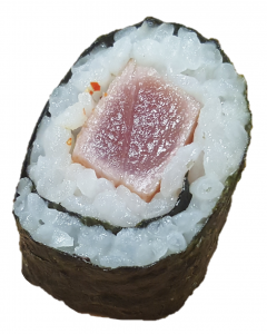 (F) Tuna Hosomaki Sushi with Wasabi & Soy Dip