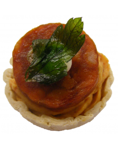 (M) Chorizo & Mashed Herb Potato in Tortilla Cup