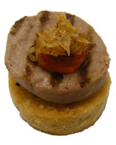 (F) Grilled Tuna with Pesto & Celeriac Puree on Toast